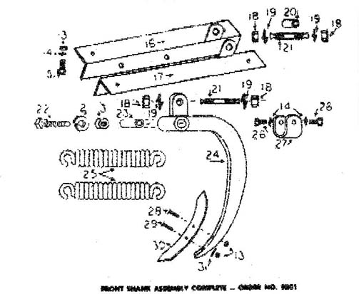 Front Shank Series 1051 - 10-11-3 Fred Cain